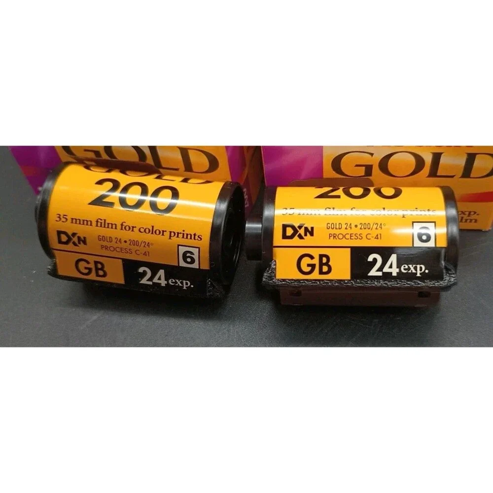 4 Rolls Kodak Gold 35mm 200 Speed 24 Exp Expired 8/2002